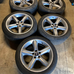 19” Mustang Wheels & Worn Tires 5x114.3 & 5x4.5