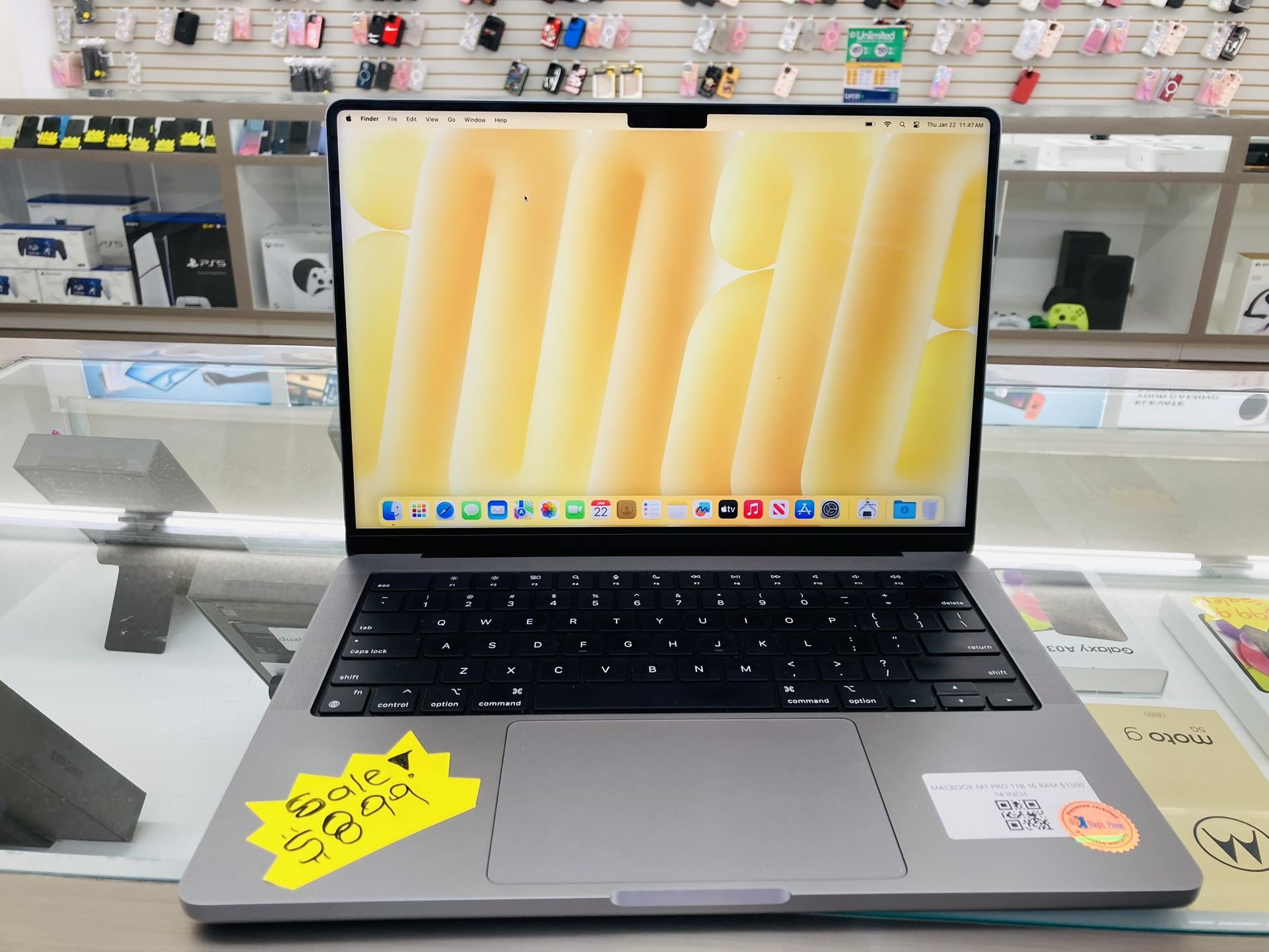 MacBook Pro M1 Pro 16gb Ram 512gb SSD