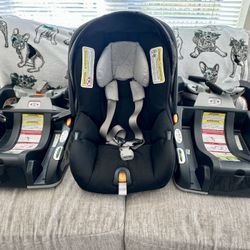 Car Seat With Two Bases 