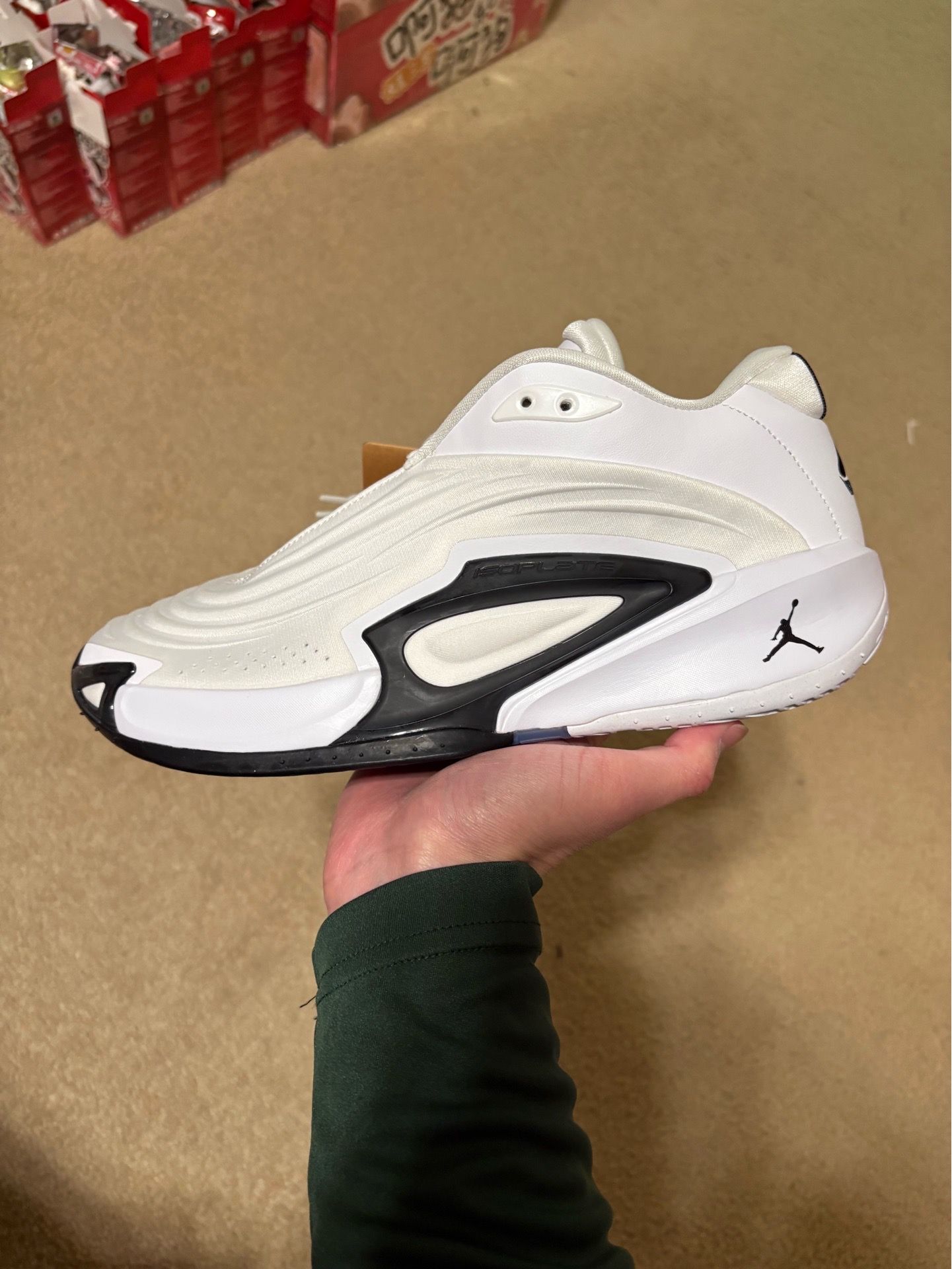 Size 11.5 - Jordan Luka 3 TB White Black Low Top Basketball Sneakers