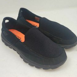 Skechers Mens 9.5 Go walk Black Liteweight  Loafer Comfort Slip-on Shoes