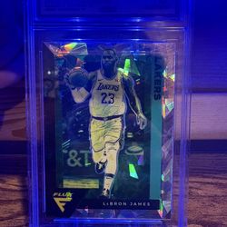 2020-21 Panini Flux Prizm LeBron James Silver Cracked Ice #79
