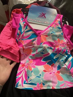Junior Bathing Suit Set Size 14, Large 
