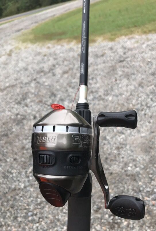 Zebco 33 tactical fishing rod and reels for Sale in Randleman, NC - OfferUp