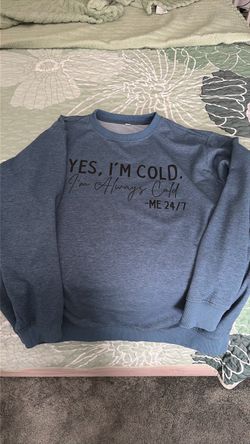 Brand new navy long sleeve sweat