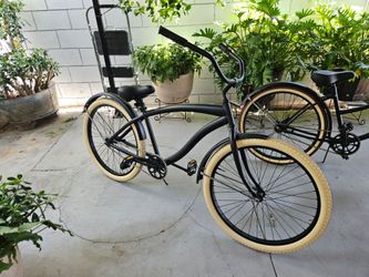 2 beach cruisers