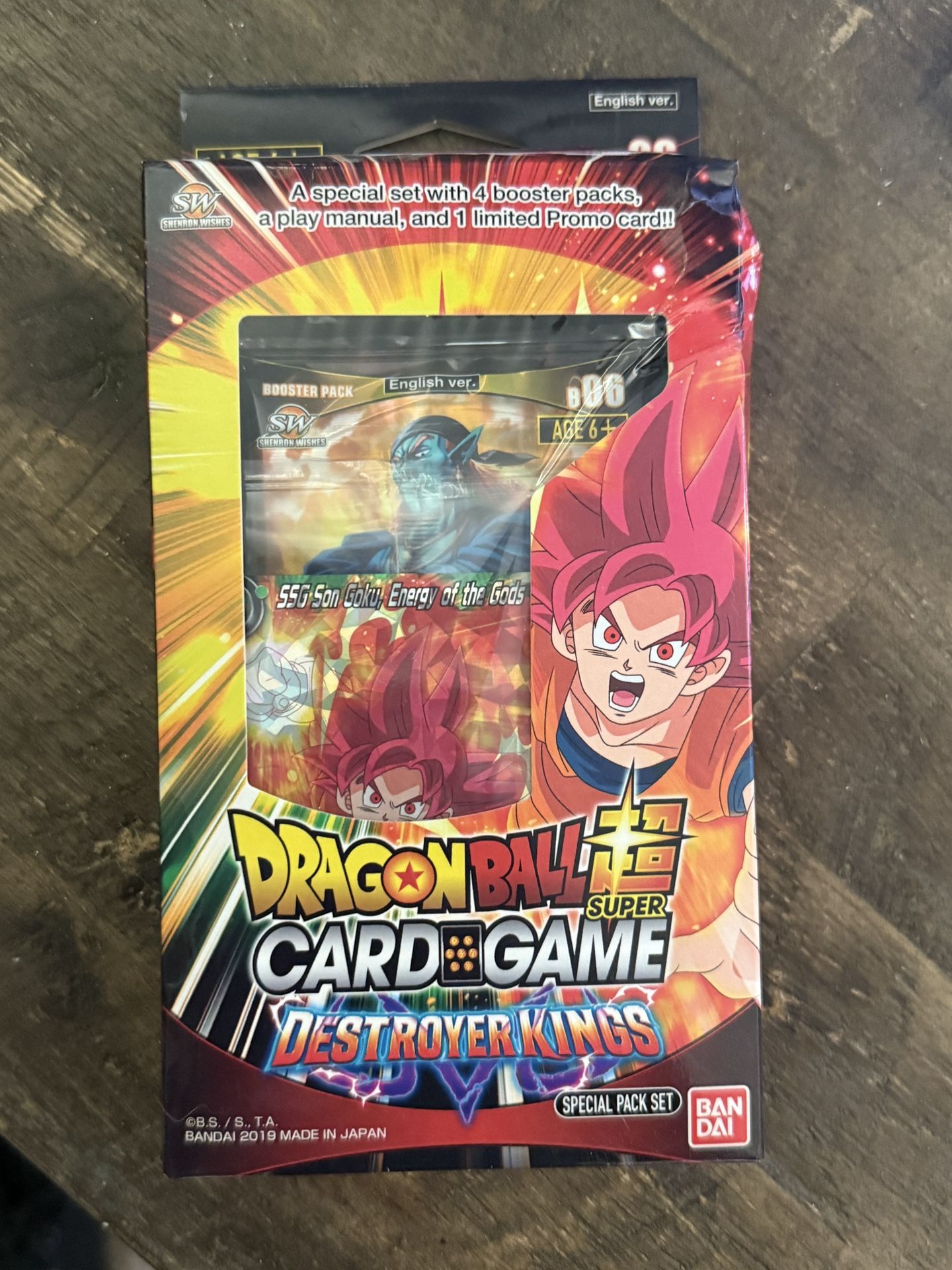 Dragon Ball Z Super Destroyer Kings card packs