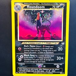 Pokémon Houndoom #8 Neo Revelation 