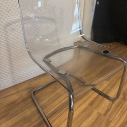 Clear IKEA Tobias Chair