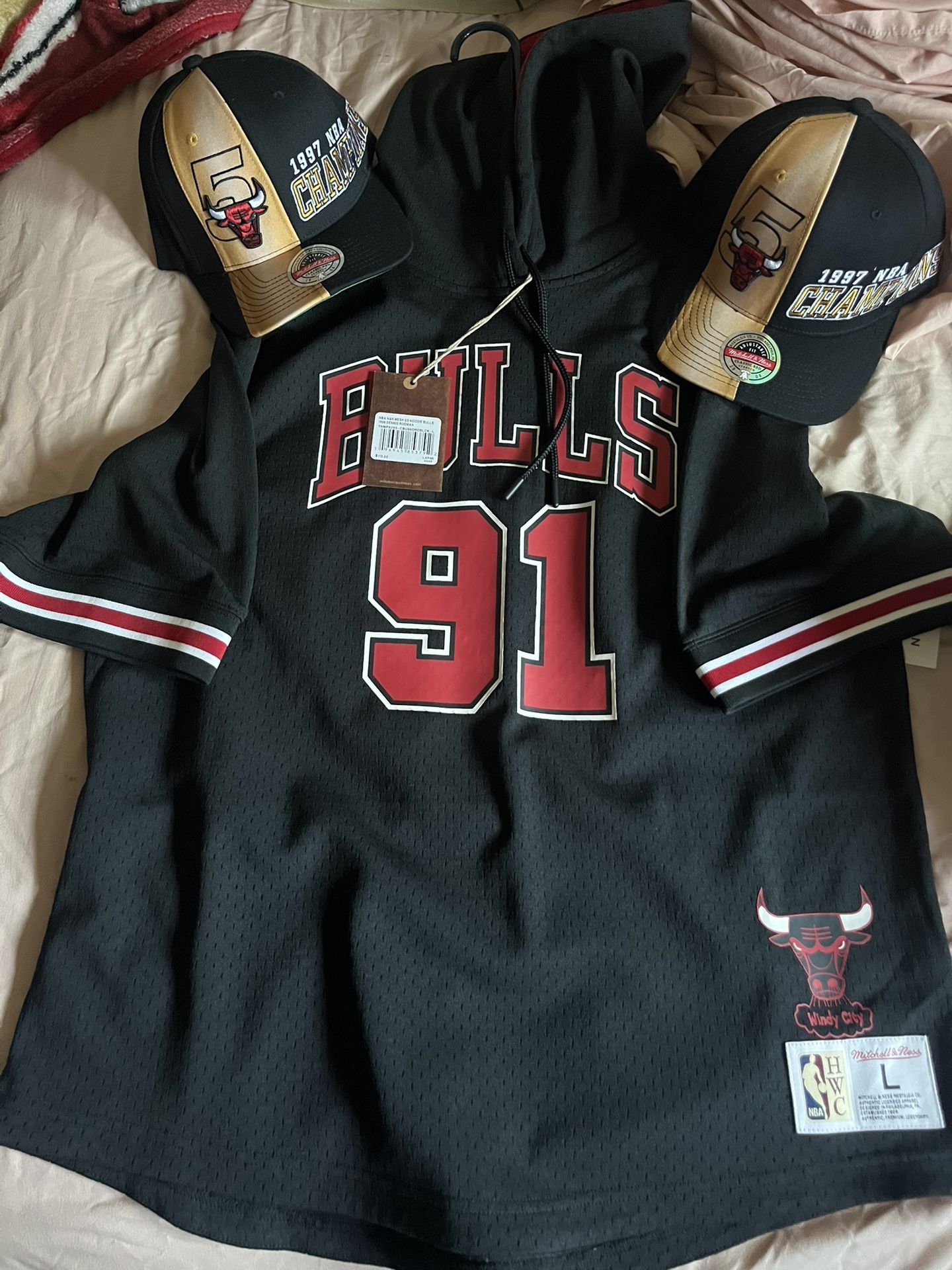 Mitchell And Ness Bulls Rodman Men’s Large