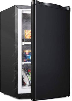 NorthairUpright Freezer - 3.0 Cu Ft with Shelves Adjustable Door Hinge