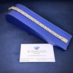 Bracelet Diamonds 10k Gold 