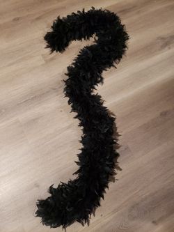 Black Feather Boa