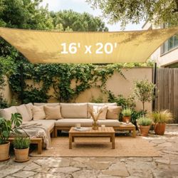 16' x 20' Rectangular Sun Shade Sail Canopy Awning