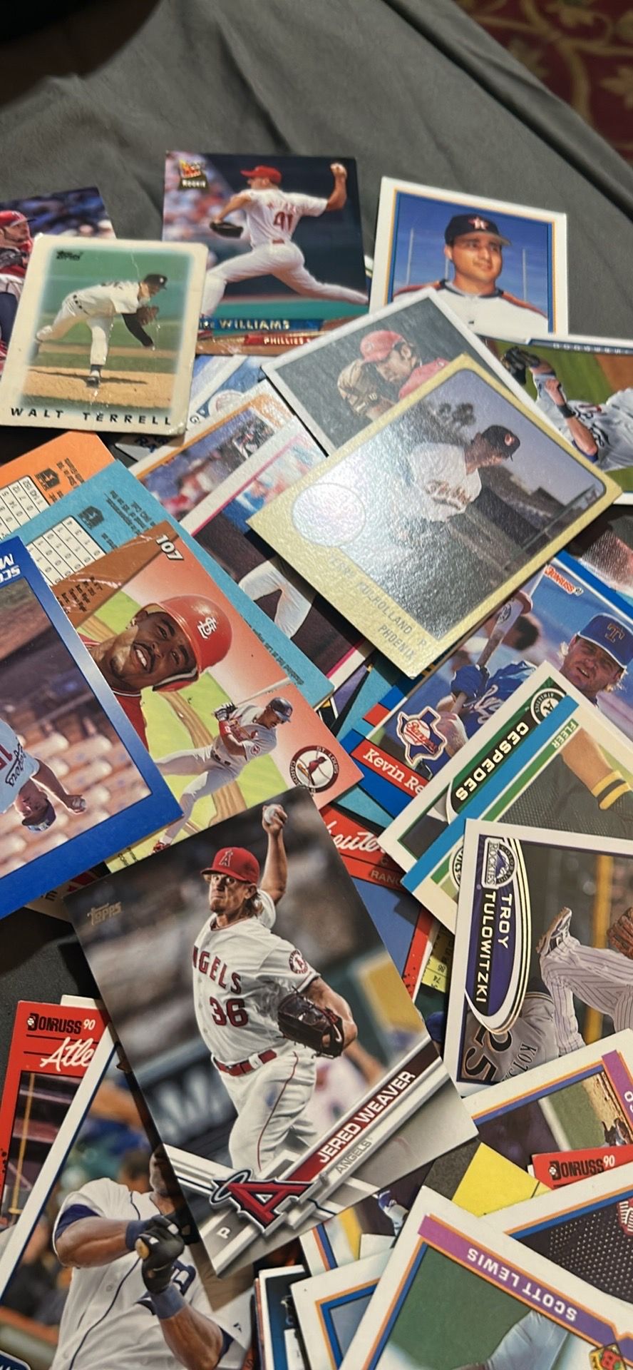 Old baseball cards
