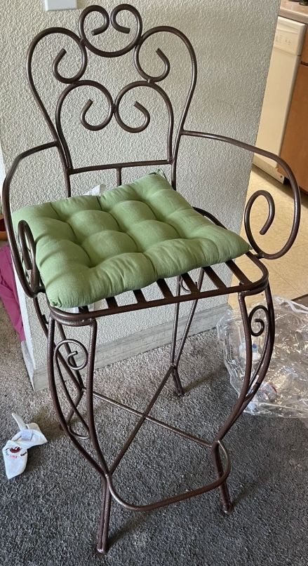Metal Chair For Decoration
