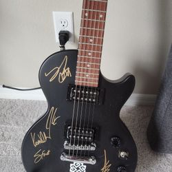 Les Paul Breaking Benjamin Autographed