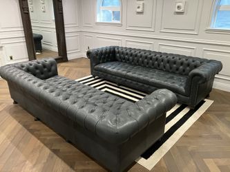 Leather Sofa (2 available)