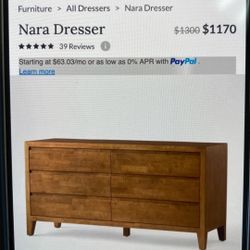 Silk & Snow Nara Dresser