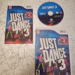 JUST DANCE 3 FOR NINTENDO WII VIDEO GAME SYSTEM 