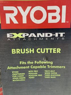 Attachment for weed eater