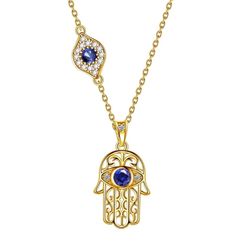 Guard Your Energy in Style – 925 Silver Hamsa Necklace