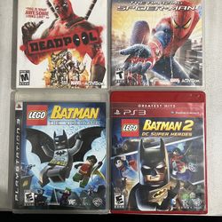 PlayStation 3 Deadpool Spider-Man Lego Batman 