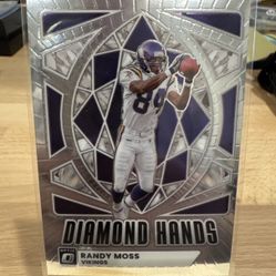 2025 Panini Donruss Optic Randy Moss Diamond Hands Vikings