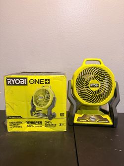 New Ryobi ONE+ 18V Hybrid WHISPER SERIES Fan