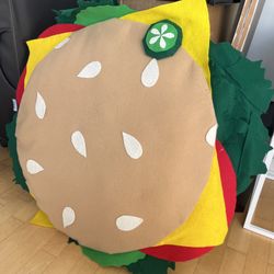 Homemade Hamburger Halloween Costume