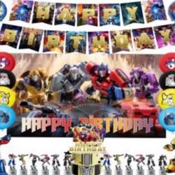 Transformers  Birthday Party Decoration Supplies. 