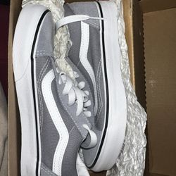 Suede Gray Old School Vans