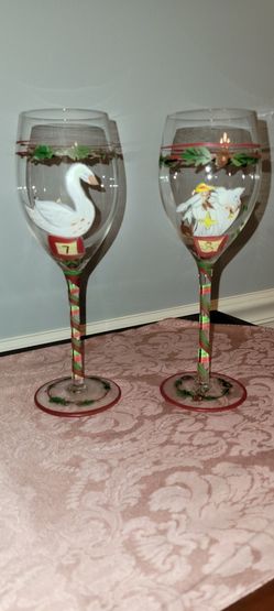 Christmas Wine Glasses
