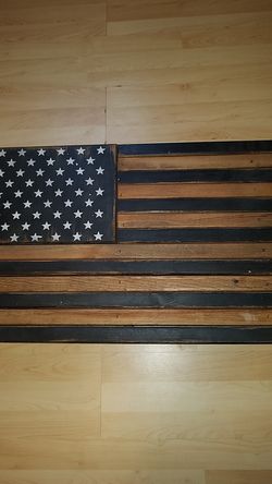 American flag and concealment