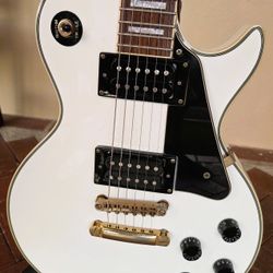 Les Paul GrassRoots G-LP-CTM 2023 Major Upgrades Seymour Duncan White wGB
