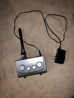 Azusa Karaoke Sound Mixer with Cables and Power Cord