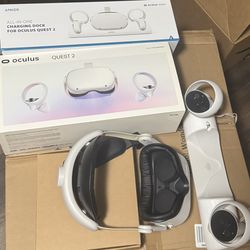 Meta quest 2 with accessories 