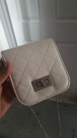 White purse