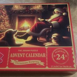 24 Day Christmas Calendar 1000 Piece Jigsaw Puzzle