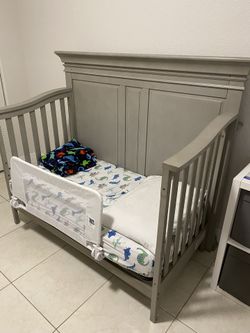 Cache vienna best sale crib ash gray