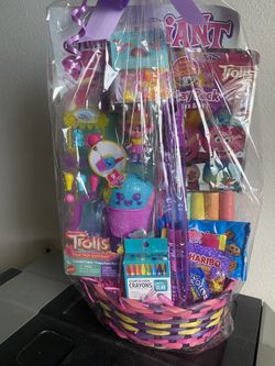 Trolls Easter basket