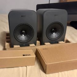 KEF LSX II LT Premium Wireless Bookshelf Speakers | 200W Hi-Fi | Multiroom Audio | Uni-Q Driver