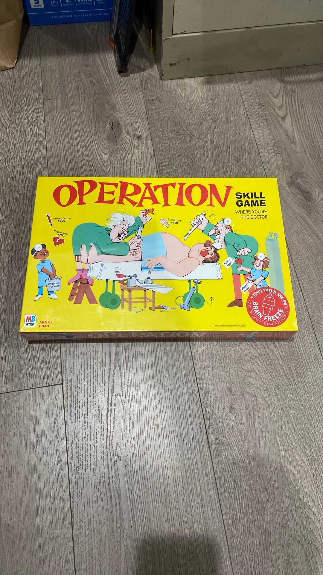 Operation skill game “Brain Freeze” edition