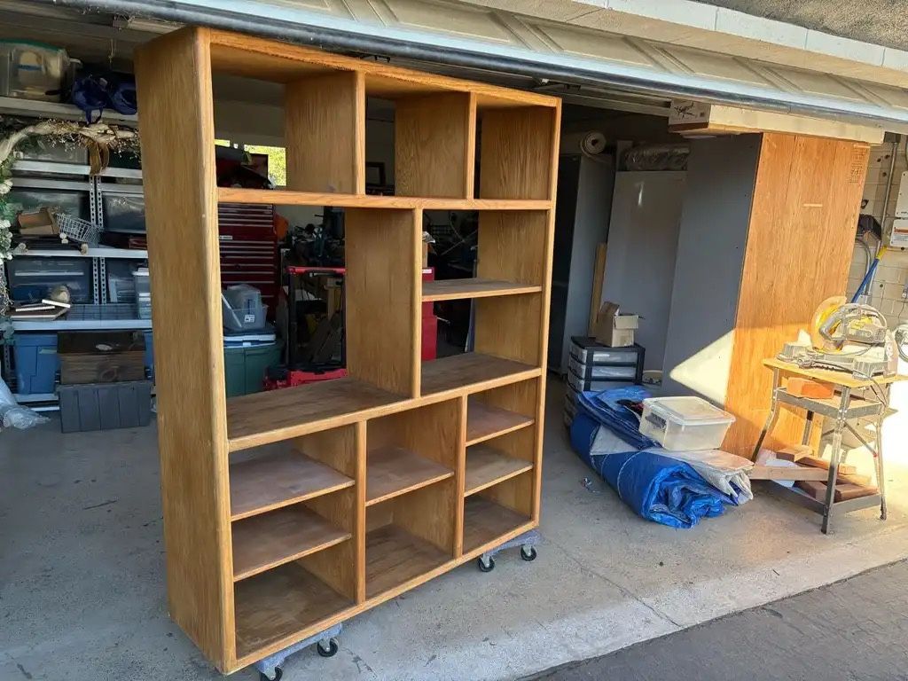 Heavy Duty Wooden Shelves Or Entertainment Stand