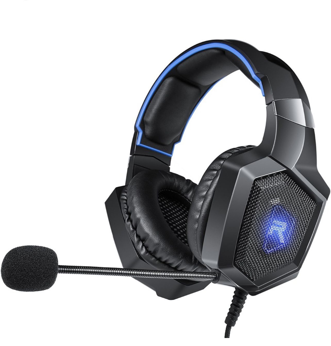 Gaming Headset (BLUE) for PS4, Xbox One, and PC gaming headphones