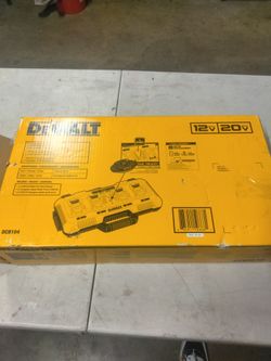 DeWalt 4 port charger 12volt and 20volt