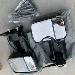 2003 2007 Chevy GMC Silverado Sierra TOWING Side Mirrors Wide View