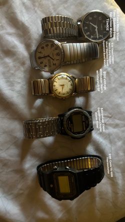 Lot of 5 Vintage Watches