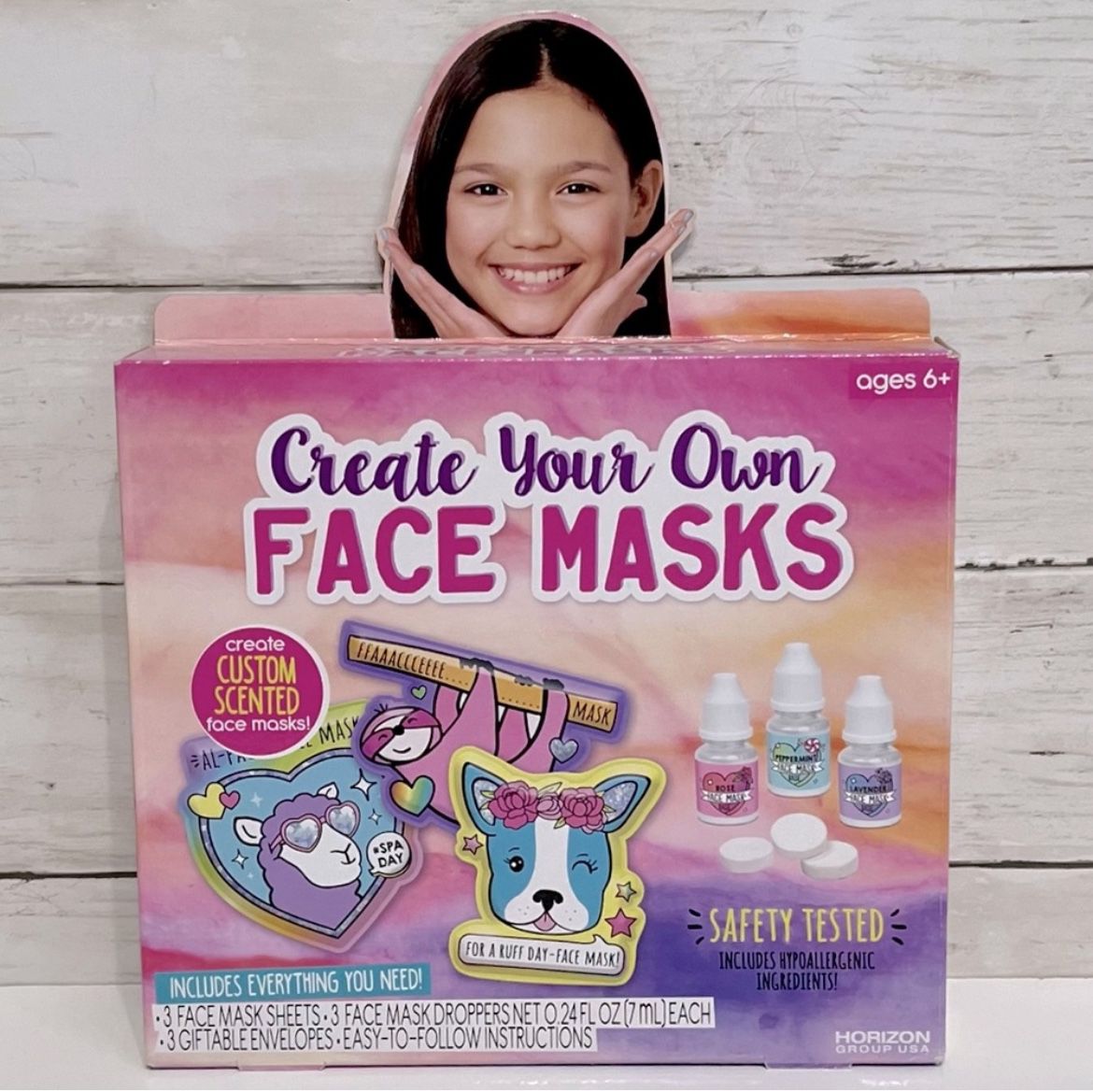 NIB Horizon Create Your OWN Scented FACE Masks