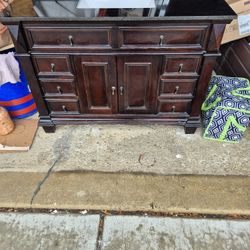  Bathroom Vanity With Granite Top    H 34"3/4, W 48", D 22"